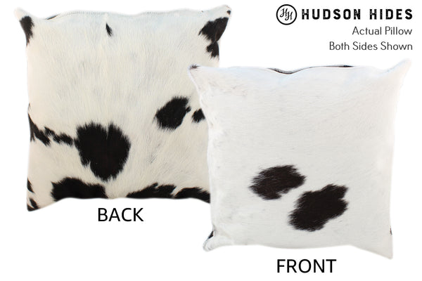 Black and White Cowhide Pillow #10833