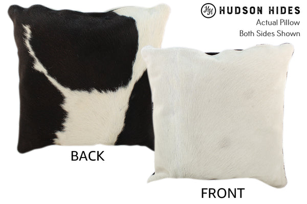 Black and White Cowhide Pillow #10841
