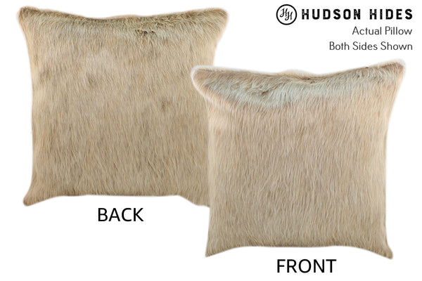 Champagne Cowhide Pillow #10866