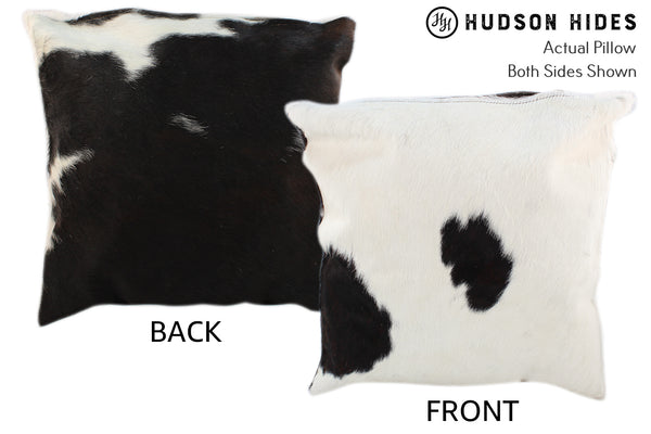 Black and White Cowhide Pillow #10871