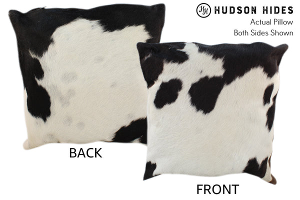 Black and White Cowhide Pillow #10916