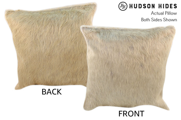 Champagne Cowhide Pillow #10922