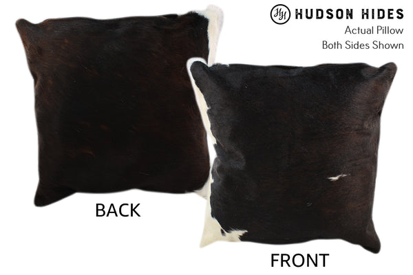 Chocolate Cowhide Pillow #10923