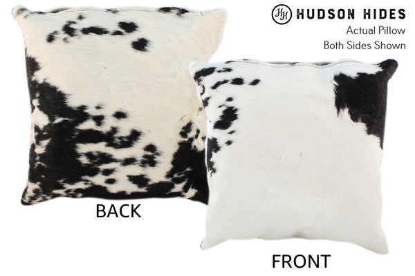 Black and White Cowhide Pillow #10971