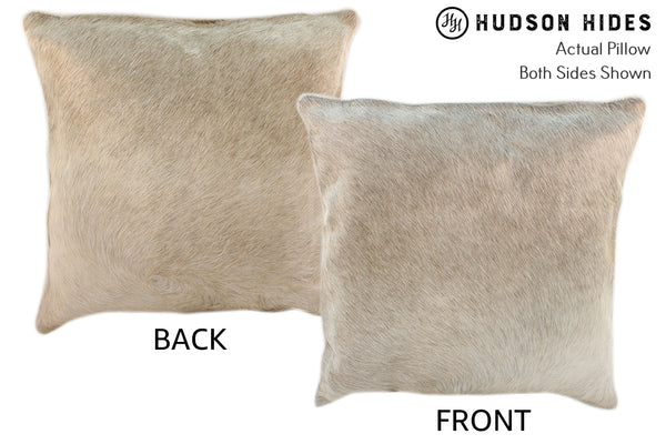 Champagne Cowhide Pillow #11020