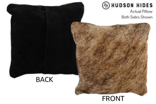 Medium Brindle Cowhide Pillow #11072