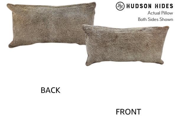 Gris Beige Cowhide Pillow #11114