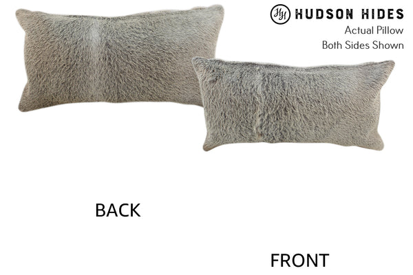Gris Grey Cowhide Pillow #11137