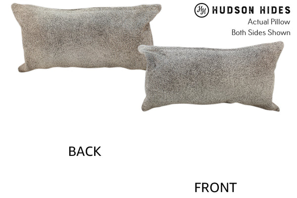 Gris Grey Cowhide Pillow #11150