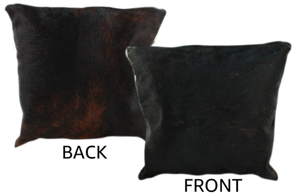 Dark Brindle Cowhide Pillow #11205