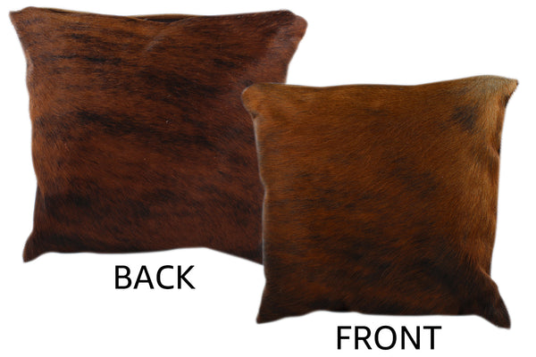 Medium Brindle Cowhide Pillow #11271