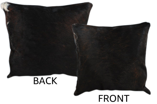 Dark Brindle Cowhide Pillow #11275