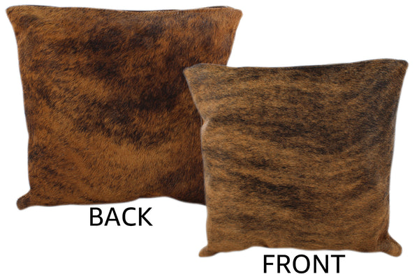Medium Brindle Cowhide Pillow #11302