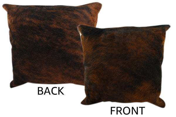 Medium Brindle Cowhide Pillow #11402