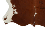 Hereford X-Large European Cowhide Rug 7'4"H x 5'11"W #11628 by Hudson Hides