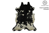 Salt and Pepper Black X-Large European Cowhide Rug 7'6"H x 6'2"W #11869 by Hudson Hides
