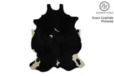 Black and White XX-Large European Cowhide Rug 8'3"H x 6'8"W #11877 by Hudson Hides