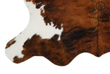 Tricolor Cowhide Rug #11976