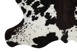 Salt And Pepper Black Cowhide Rug #11997