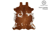 Salt And Pepper Brown Cowhide Rug #12133