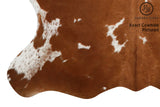 Salt And Pepper Brown Cowhide Rug #12133