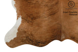 Medium Brindle Cowhide Rug #12151
