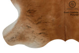 Medium Brindle Cowhide Rug #12178