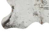 Salt And Pepper Brown Cowhide Rug #12250