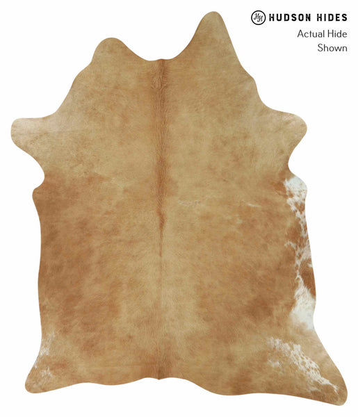 Solid Brown Cowhide Rug #12389