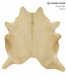 Solid Brown Cowhide Rug #12413