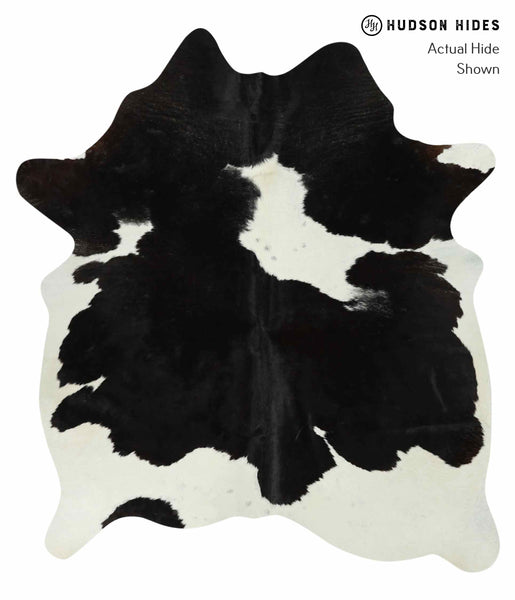 Black and White Cowhide Rug #12434