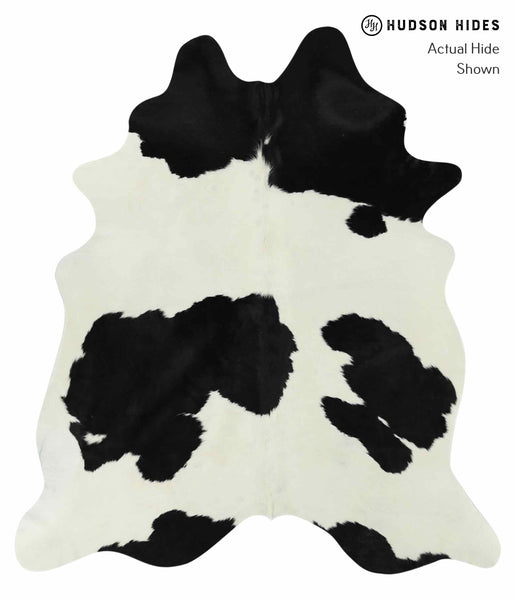 Black and White Cowhide Rug #12478