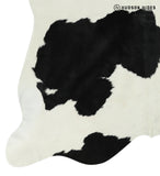 Black and White Cowhide Rug #12478
