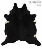 Black and White Cowhide Rug #12500