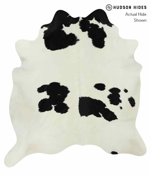 Black and White Cowhide Rug #12503