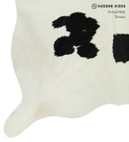 Black and White Cowhide Rug #12503