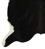 Solid Black Cowhide Rug #12521