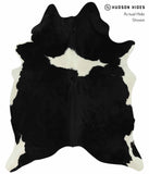 Black and White Cowhide Rug #12530