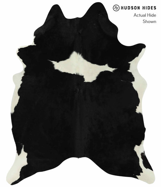 Black and White Cowhide Rug #12530