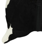 Black and White Cowhide Rug #12530