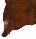 Medium Brindle Cowhide Rug #12562