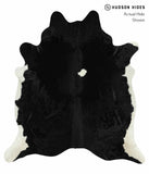 Black and White Cowhide Rug #12576