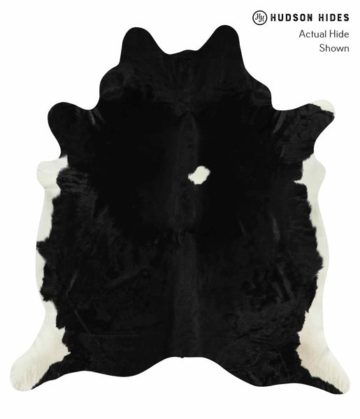 Black and White Cowhide Rug #12576