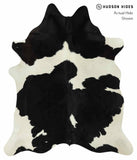 Black and White Cowhide Rug #12609