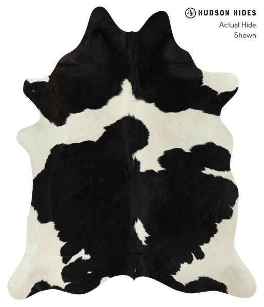Black and White Cowhide Rug #12609