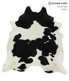 Black and White Cowhide Rug #12613