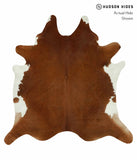 Solid Brown Cowhide Rug #12644