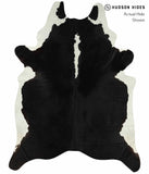 Black and White Cowhide Rug #12676