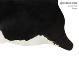 Black and White Cowhide Rug #12676