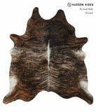Dark Brindle Cowhide Rug #12691